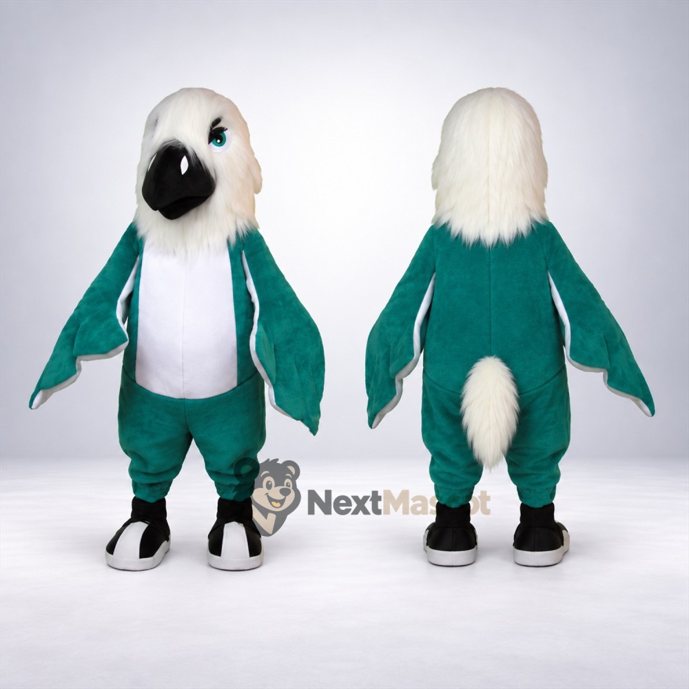 Parrot Mascot Costume - Green for Sports Days Parrot Mascot Costume - Green for Sports Days