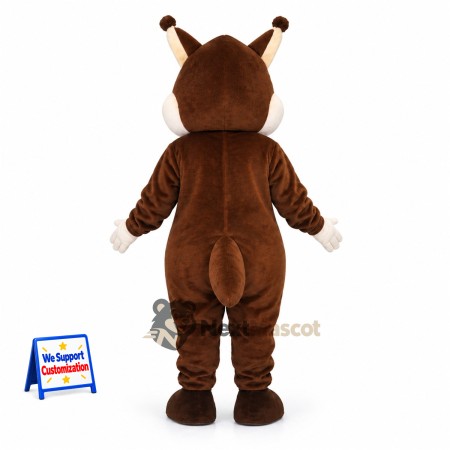 Lynx Mascot Costume - Brown Lynx Mascot Costume - Brown