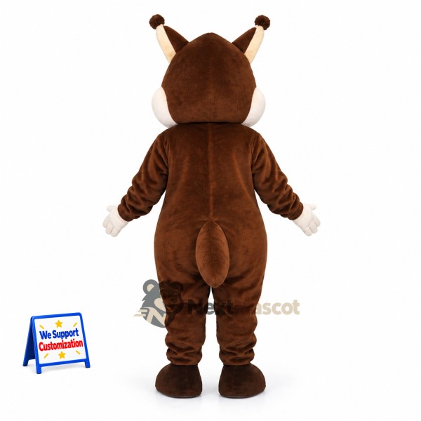 Lynx Mascot Costume - Brown Lynx Mascot Costume - Brown