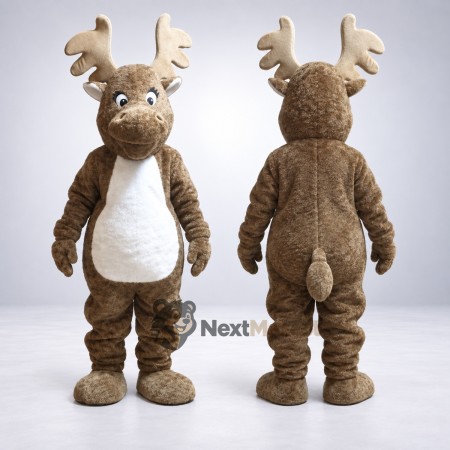 Deer Mascot Costume - Brown for Street Fairs