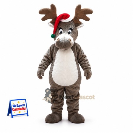 Reindeer Mascot Costume - Christmas Theme for Christmas Parties Reindeer Mascot Costume - Christmas Theme for Christmas Parties