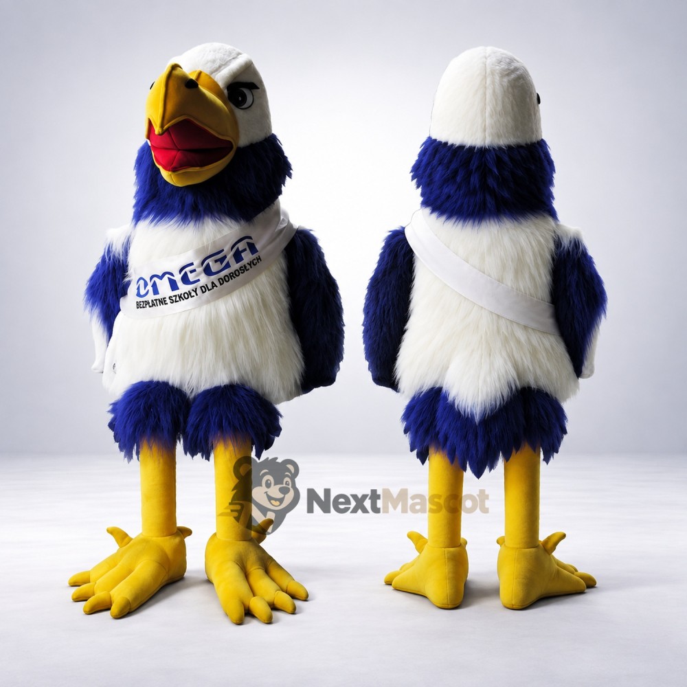Eagle Mascot Costume - Blue for Pep Rallies Eagle Mascot Costume - Blue for Pep Rallies