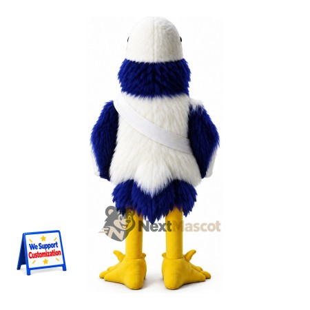 Eagle Mascot Costume - Blue for Pep Rallies Eagle Mascot Costume - Blue for Pep Rallies