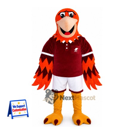 Eagle Mascot Costume - Red for Fundraisers Eagle Mascot Costume - Red for Fundraisers