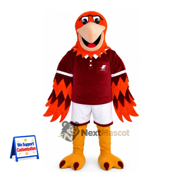 Eagle Mascot Costume - Red for Fundraisers