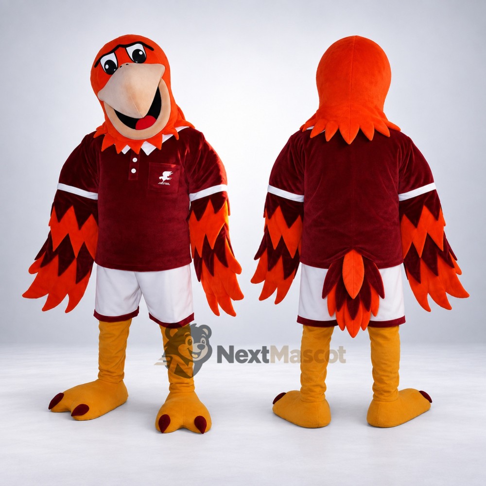 Eagle Mascot Costume - Red for Fundraisers Eagle Mascot Costume - Red for Fundraisers