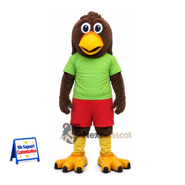 Bird Mascot Costume - Brown for Birthday Parties