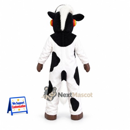 Cow Mascot Costume - Spotted for Community Parades Cow Mascot Costume - Spotted for Community Parades