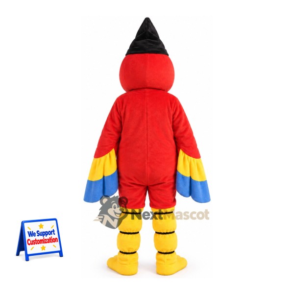 Parrot Mascot Costume - Red for Family Events Parrot Mascot Costume - Red for Family Events