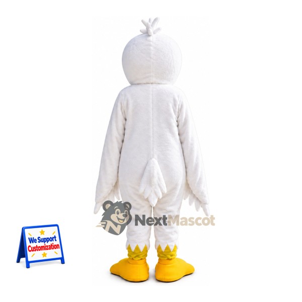 Bird Mascot Costume - White for Festivals Bird Mascot Costume - White for Festivals