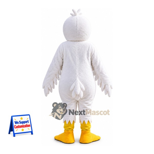 Bird Mascot Costume - White for Birthday Parties Bird Mascot Costume - White for Birthday Parties