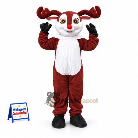 Deer Mascot Costume - Brown for Fairs