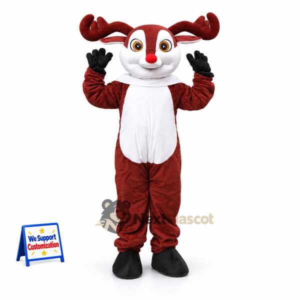 Deer Mascot Costume - Brown for Fairs