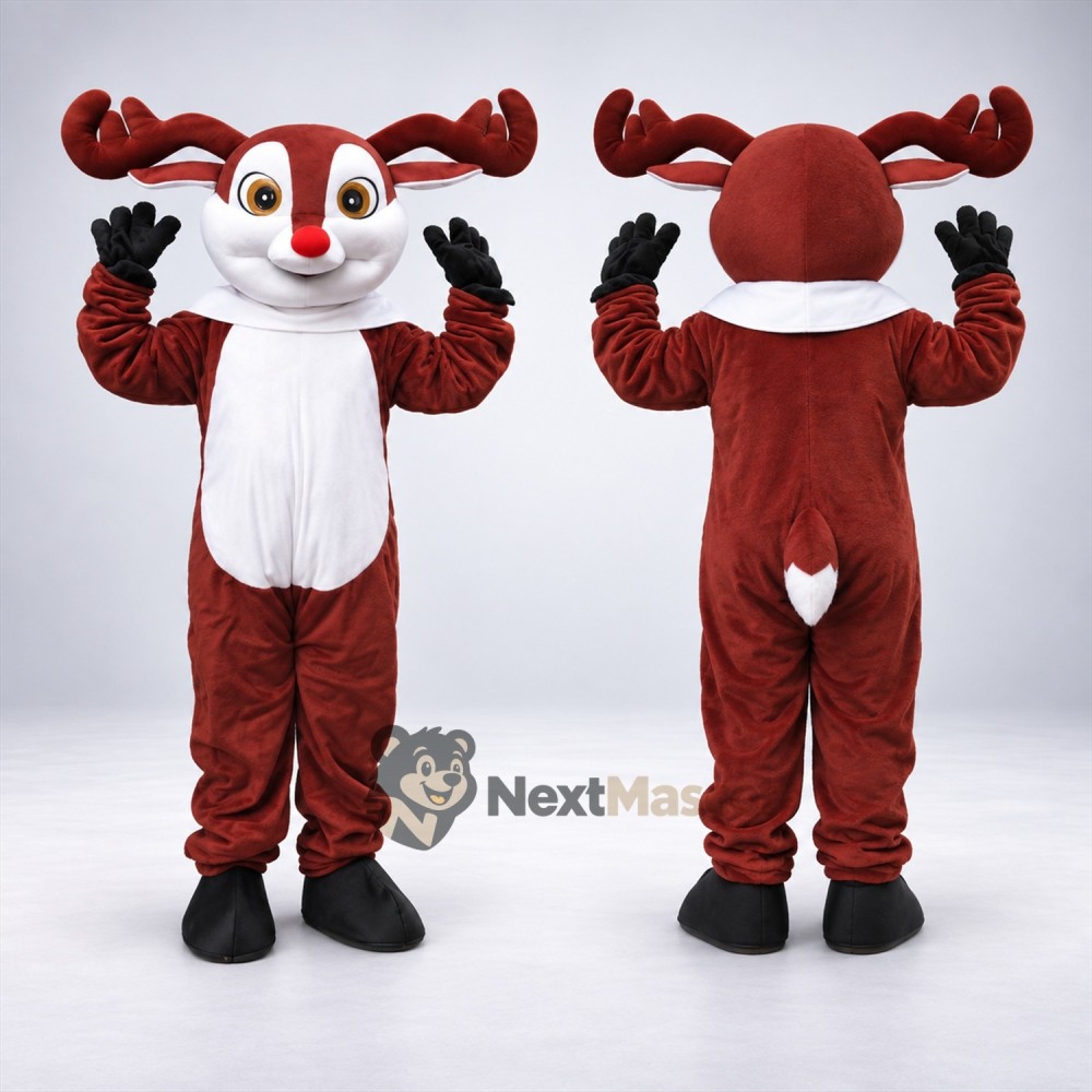 Deer Mascot Costume - Brown for Fairs