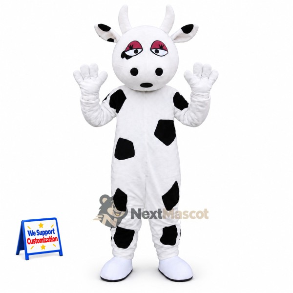 Cow Mascot Costume - Spotted for Festival Parades