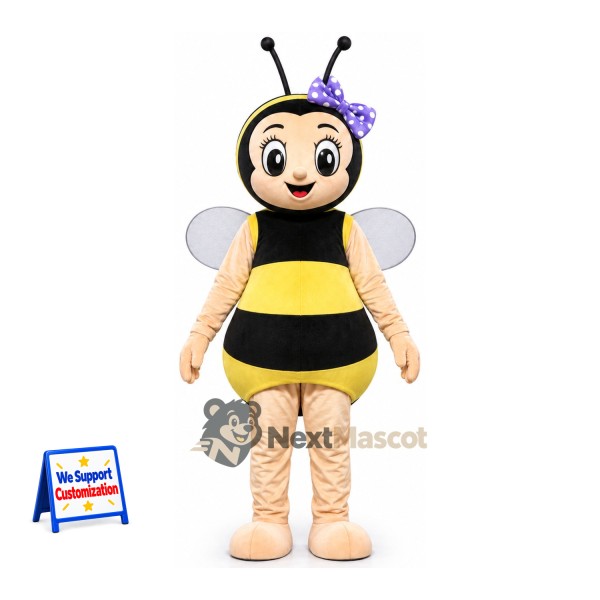 Bee Character Mascot Costume for Nature Events