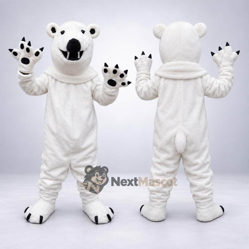 Polar Bear Mascot Costume for Promotions Polar Bear Mascot Costume for Promotions