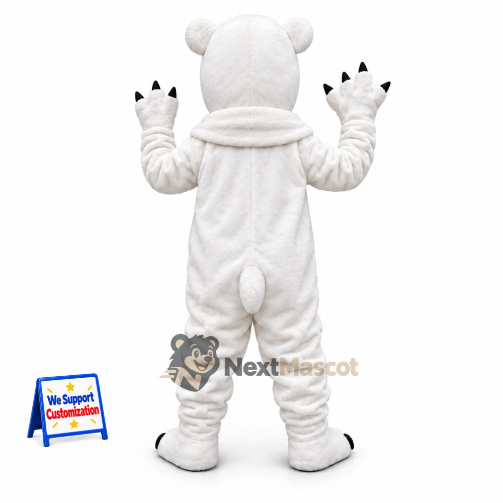 Polar Bear Mascot Costume for Promotions Polar Bear Mascot Costume for Promotions