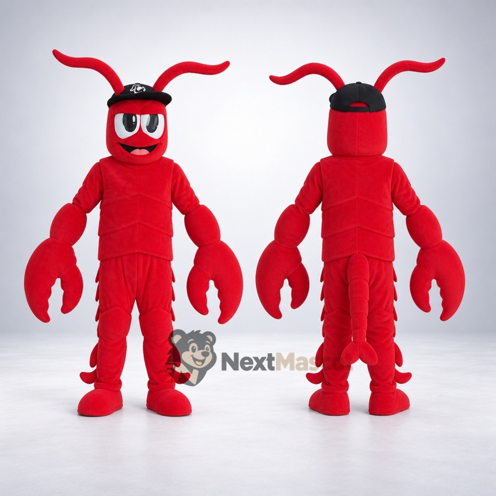 Lobster Mascot Costume - Red for Ocean Awareness Lobster Mascot Costume - Red for Ocean Awareness