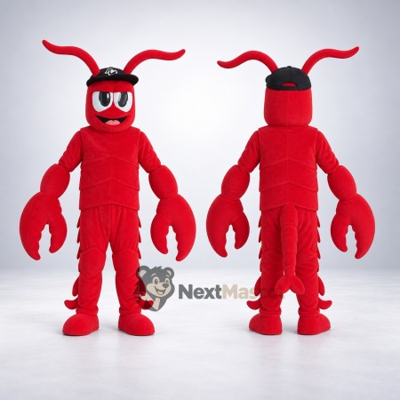 Lobster Mascot Costume - Red for Ocean Awareness Lobster Mascot Costume - Red for Ocean Awareness