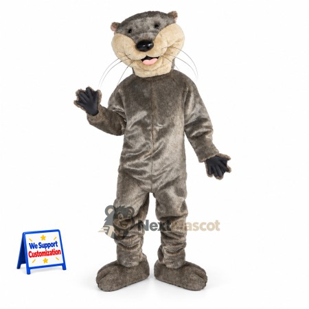 Otter Mascot Costume - Brown for Parades Otter Mascot Costume - Brown for Parades