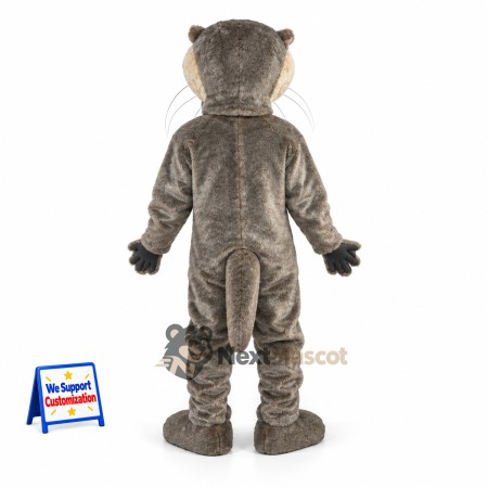 Otter Mascot Costume - Brown for Parades Otter Mascot Costume - Brown for Parades