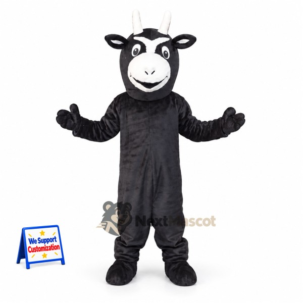 Cow Mascot Costume - Black