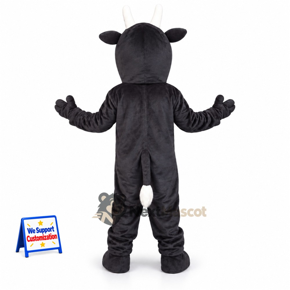 Cow Mascot Costume - Black
