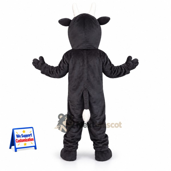 Cow Mascot Costume - Black Cow Mascot Costume - Black