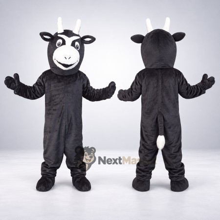 Cow Mascot Costume - Black