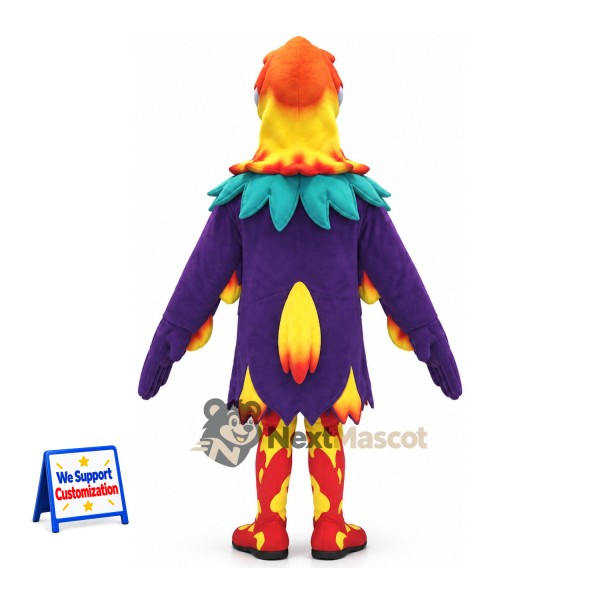Phoenix Mascot Costume - Colorful Phoenix Mascot Costume - Colorful
