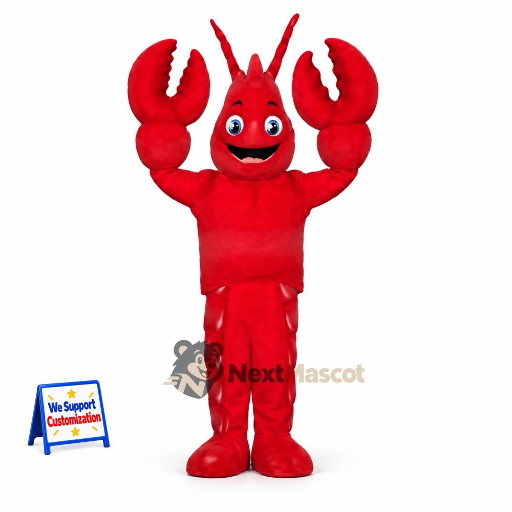 Lobster Mascot Costume - Red for Parades Lobster Mascot Costume - Red for Parades