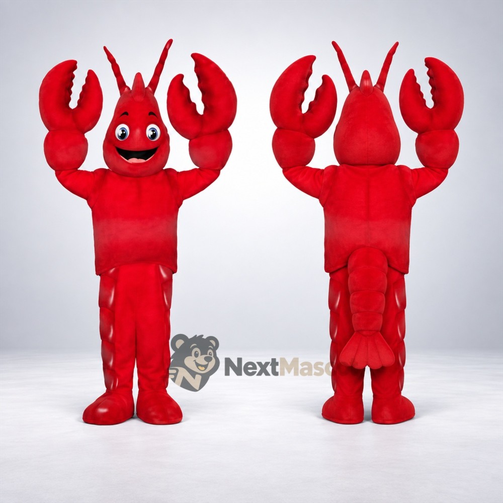 Lobster Mascot Costume - Red for Parades Lobster Mascot Costume - Red for Parades