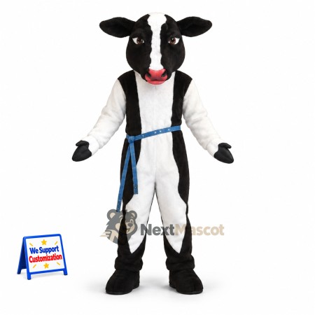 Cow Mascot Costume - Black and White for School Events Cow Mascot Costume - Black and White for School Events