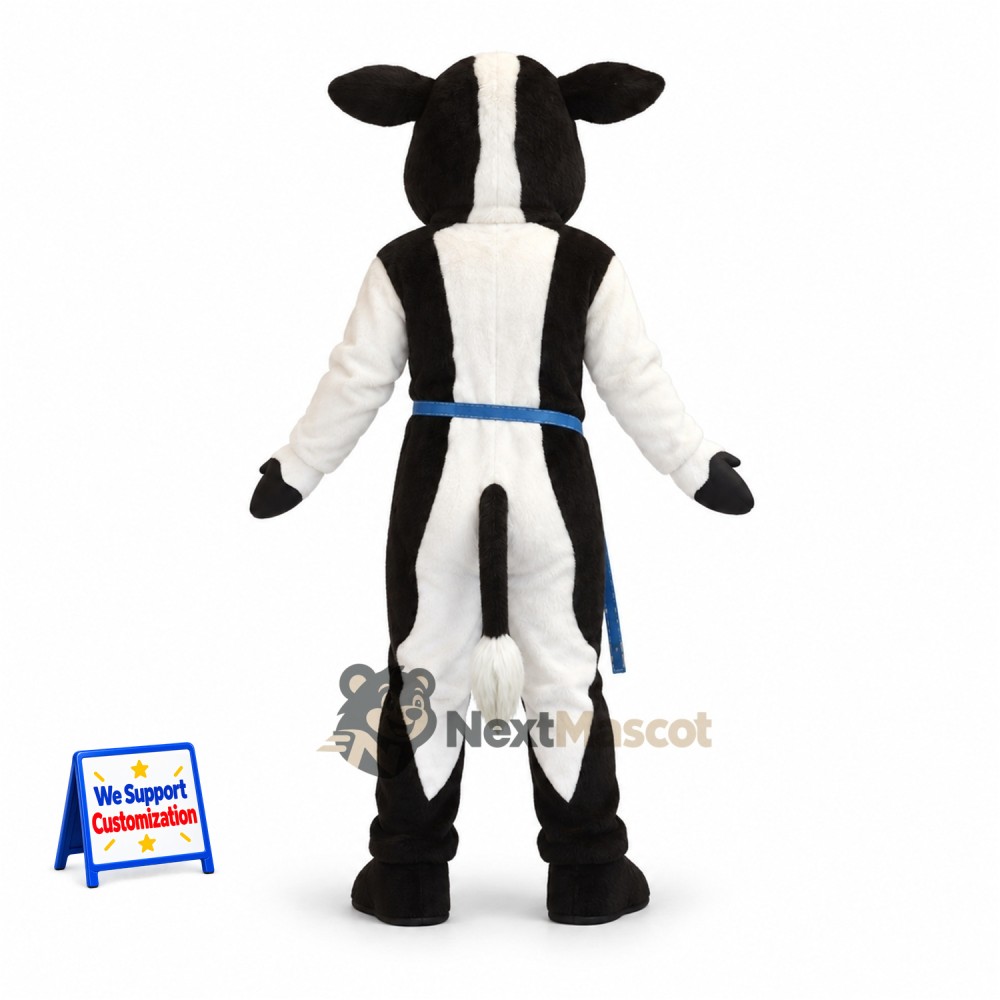Cow Mascot Costume - Black and White for School Events Cow Mascot Costume - Black and White for School Events