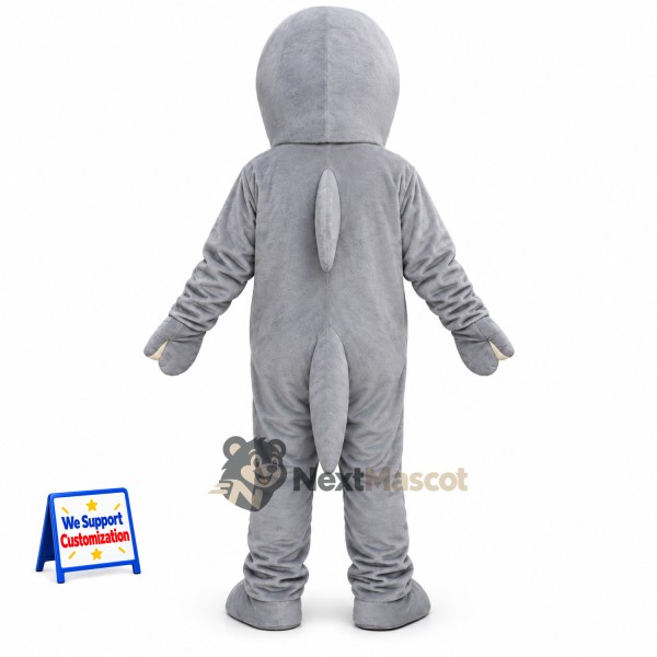 Dolphin Mascot Costume - Gray for Ocean Festivals Dolphin Mascot Costume - Gray for Ocean Festivals