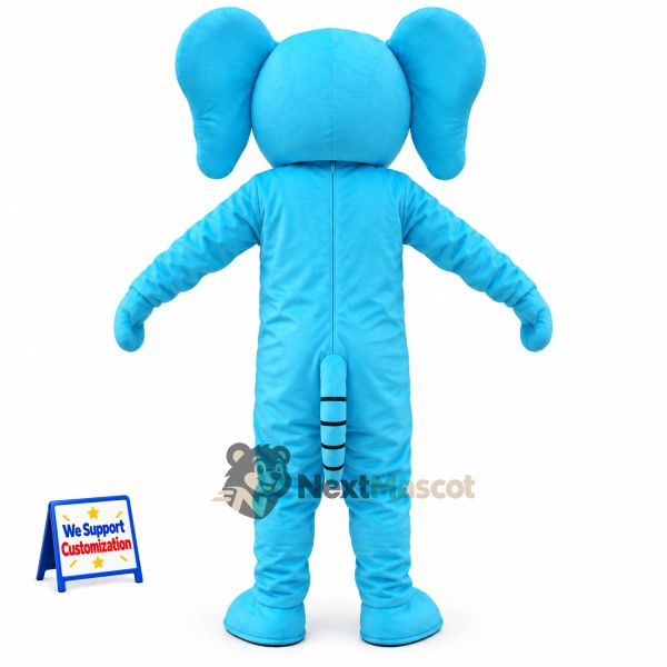 Elephant Mascot Costume - Blue for School Events Elephant Mascot Costume - Blue for School Events