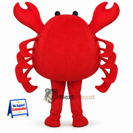 Crab Mascot Costume - Red for Ocean Festivals Crab Mascot Costume - Red for Ocean Festivals