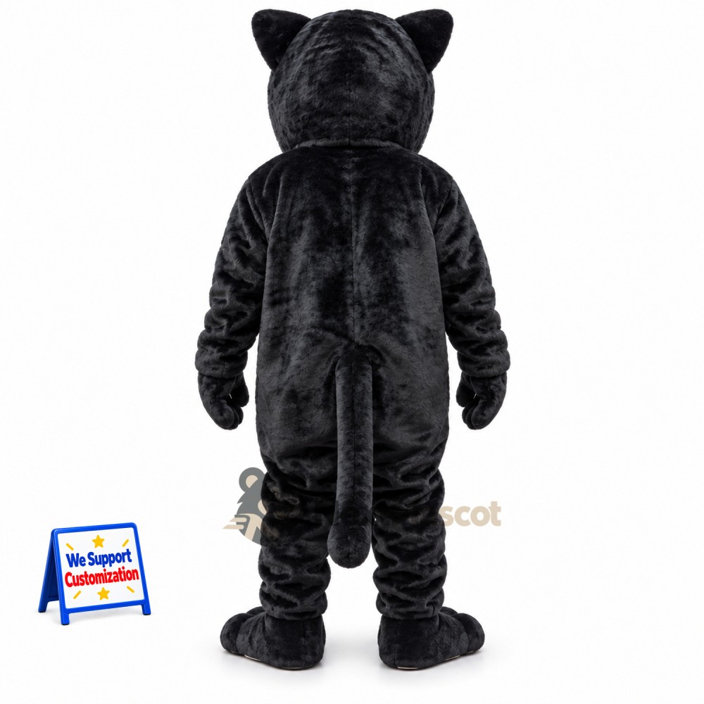 Panther Mascot Costume - Black for School Spirit Panther Mascot Costume - Black for School Spirit