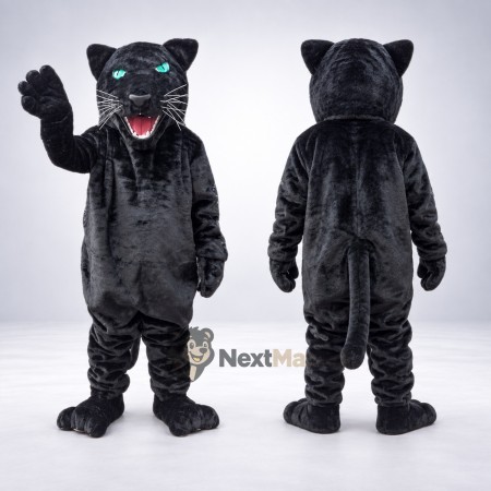 Panther Mascot Costume - Black for School Spirit Panther Mascot Costume - Black for School Spirit