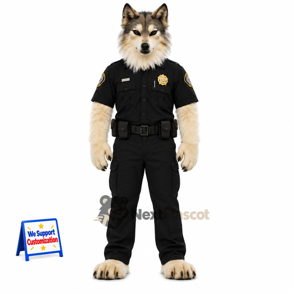 Dog Mascot Costume - Police Style Dog Mascot Costume - Police Style