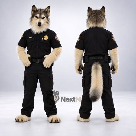 Dog Mascot Costume - Police Style Dog Mascot Costume - Police Style
