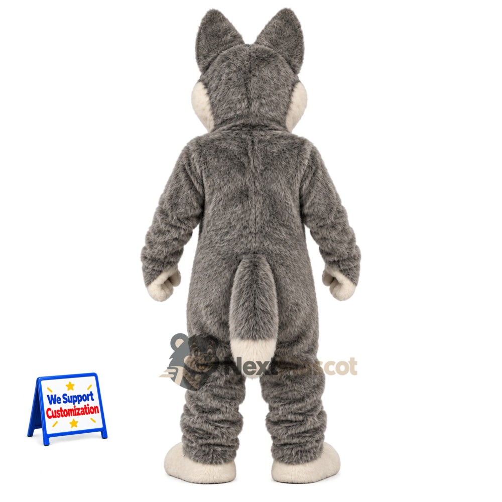 Husky Mascot Costume - Gray for Photo Events Husky Mascot Costume - Gray for Photo Events