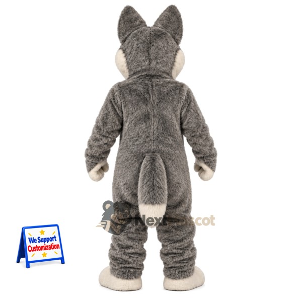 Husky Mascot Costume - Gray for Photo Events Husky Mascot Costume - Gray for Photo Events