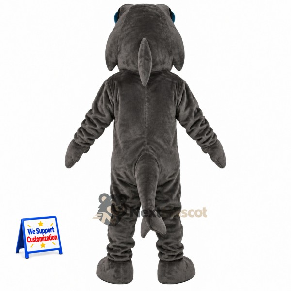 Shark Mascot Costume - Gray for Sports Days