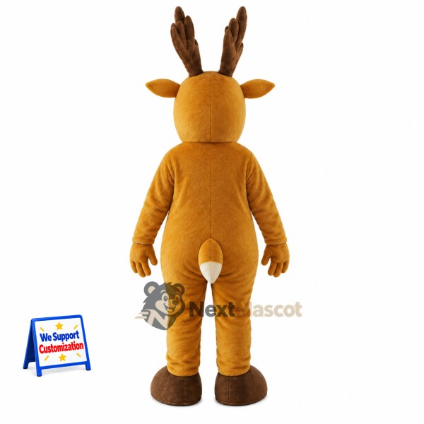 Deer Mascot Costume - Brown for Celebrations Deer Mascot Costume - Brown for Celebrations