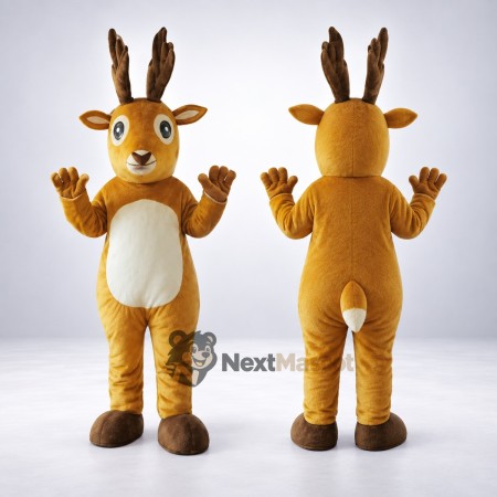Deer Mascot Costume - Brown for Celebrations Deer Mascot Costume - Brown for Celebrations