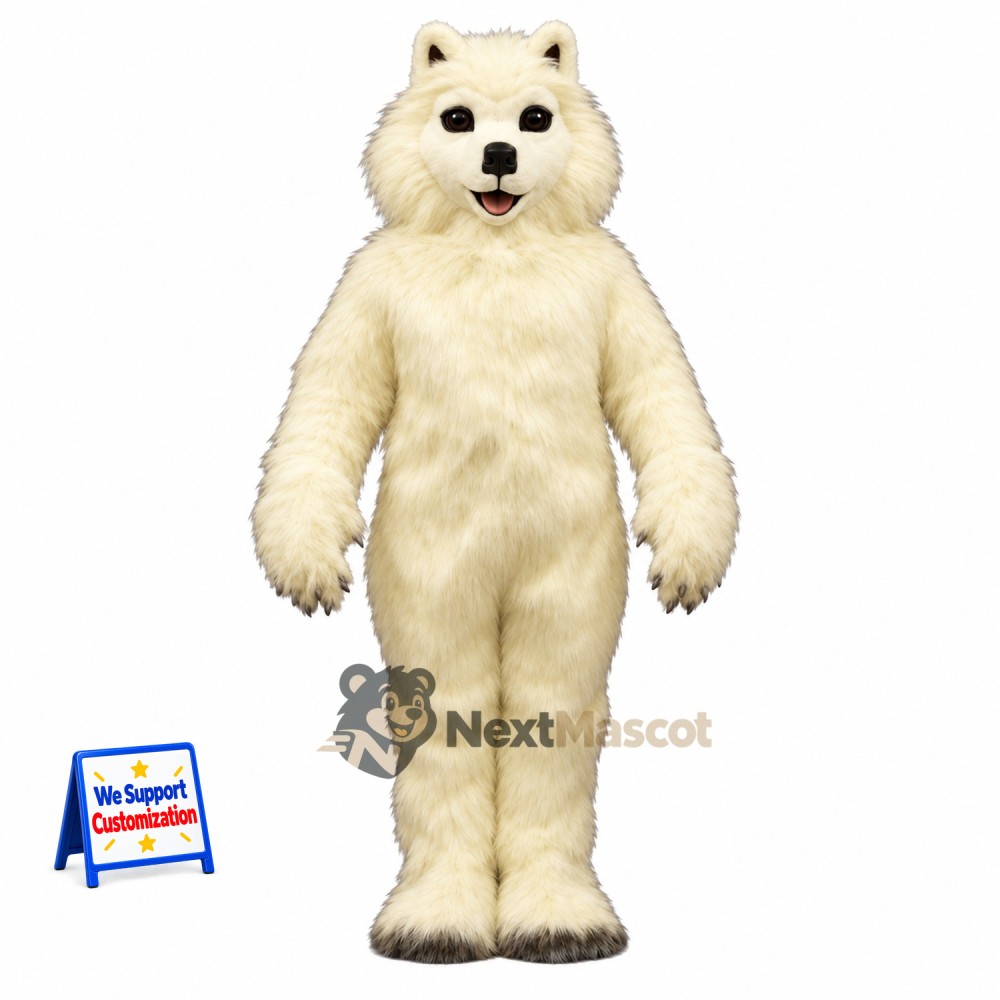 Dog Mascot Costume - White for Parades Dog Mascot Costume - White for Parades