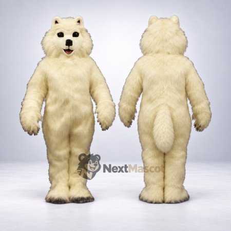 Dog Mascot Costume - White for Parades Dog Mascot Costume - White for Parades