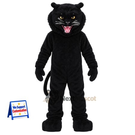 Panther Mascot Costume - Black for Pep Rallies Panther Mascot Costume - Black for Pep Rallies